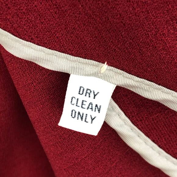 Vintage Time Out by Farah Polyester Men's Dark Red Blazer White Top Stitch SZ M? - Picture 12 of 15